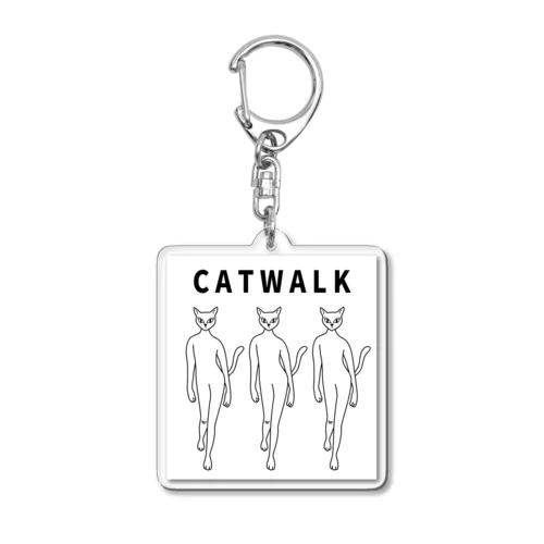 キャットウォーク Acrylic Key Chain