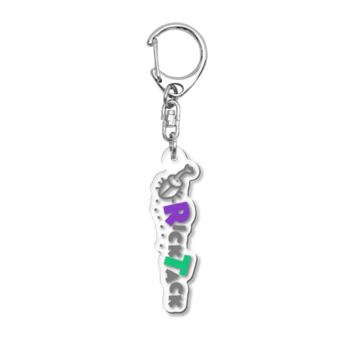 Rick Tack Acrylic Key Chain