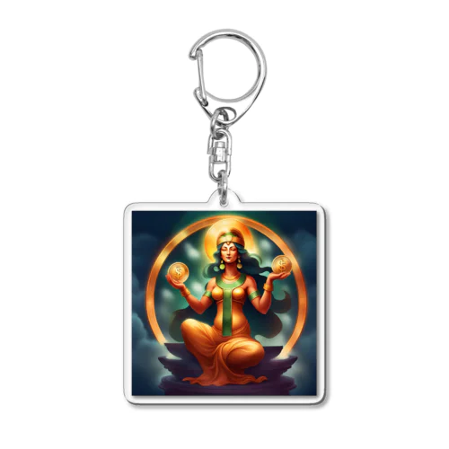 金運の女神 Acrylic Key Chain