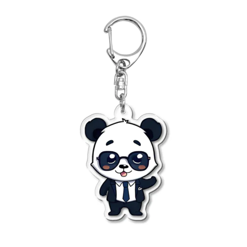 安田亜村パンダスキン Acrylic Key Chain