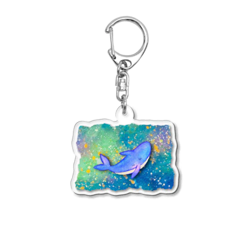 空飛ぶクジラ Acrylic Key Chain