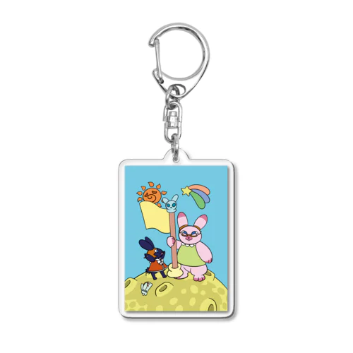 The Land of Cats-003 Acrylic Key Chain