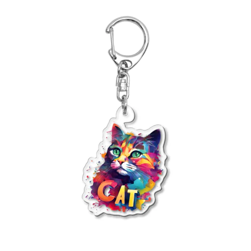 ポップキャット Acrylic Key Chain