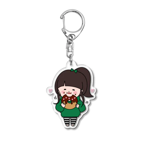 もこもぐもぐ Acrylic Key Chain