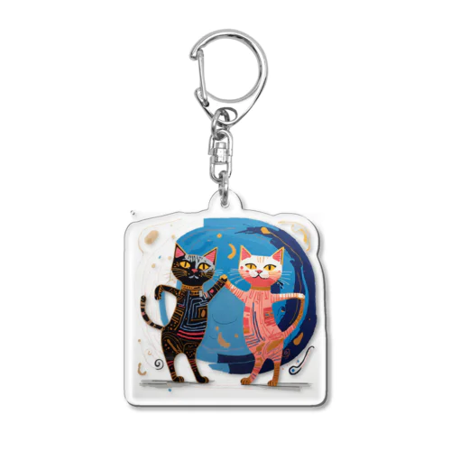 Successful Cats ♡ Acrylic Key Chain