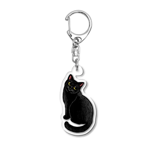 黒猫ちゃん Acrylic Key Chain