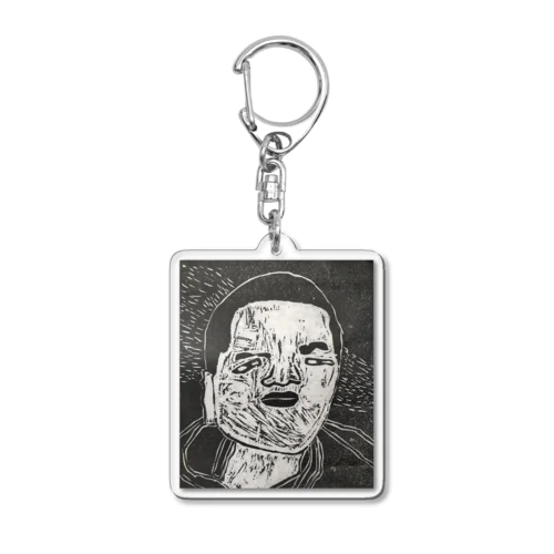 しんちゃんの版画 Acrylic Key Chain