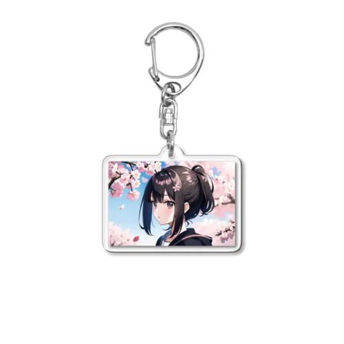 桜子の休息 Acrylic Key Chain