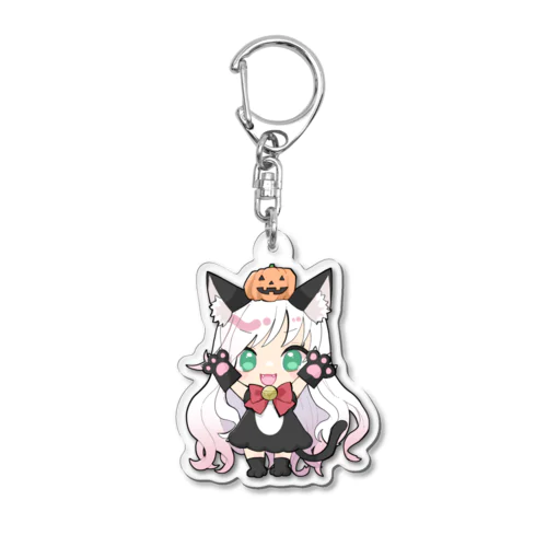 佐倉サニャ2023ハロウィーンVer.黒猫 Acrylic Key Chain