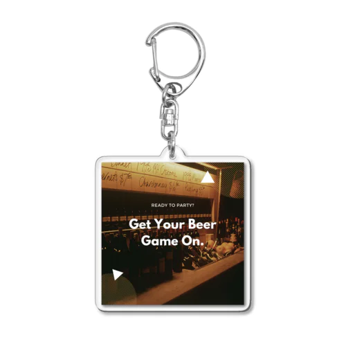 BEER-ビール Acrylic Key Chain