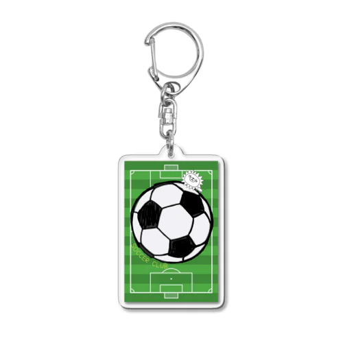 頭でっかちライオンくん！サッカー部 Acrylic Key Chain