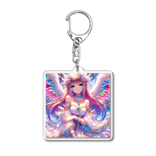 Celestial Angel Acrylic Key Chain