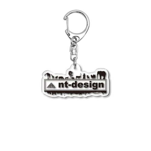 『nt-design』ロゴ Acrylic Key Chain