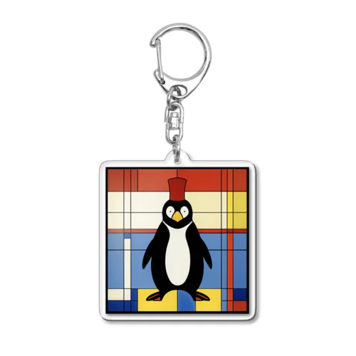 ペンギンの散歩 Acrylic Key Chain