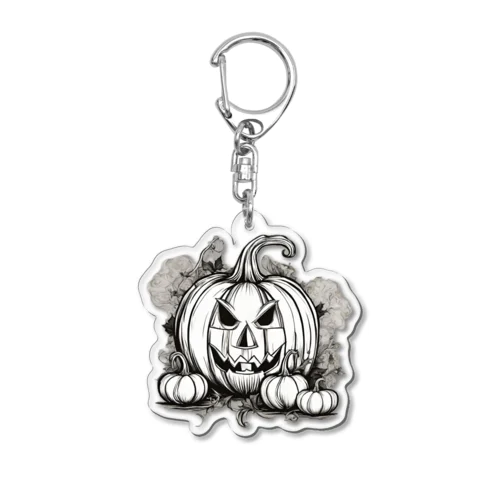 Halloween pumpkin Acrylic Key Chain