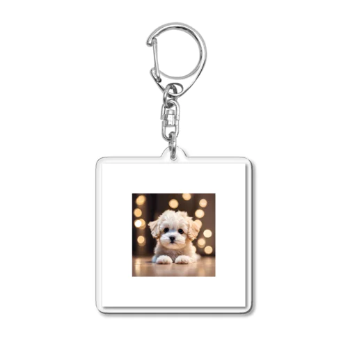 可愛い子犬 Acrylic Key Chain