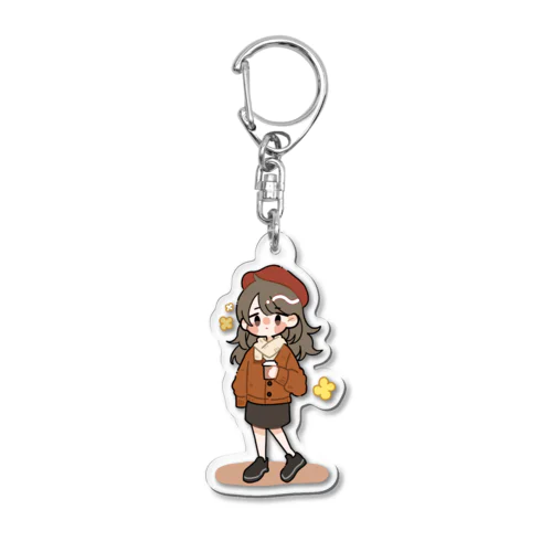 ゆるふわ女子 Acrylic Key Chain