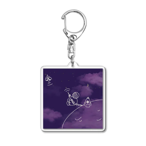 宇宙旅行 Acrylic Key Chain