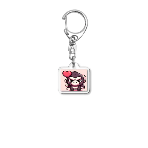 バリかわいいゴリラくん Acrylic Key Chain