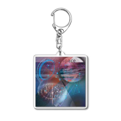 Closed space Acrylic Key Chain