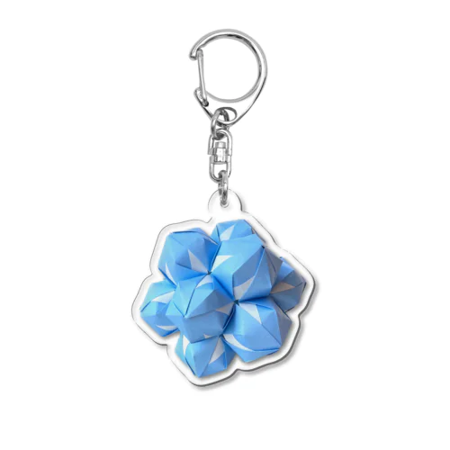 青いアーティチョーク Acrylic Key Chain