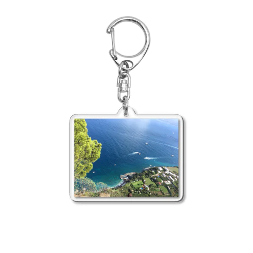 イタリア　カプリ島の海 Acrylic Key Chain