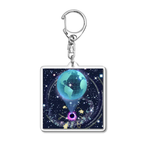 oneness and peace Acrylic Key Chain