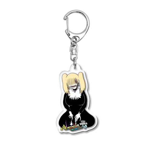 おもちゃで遊ぶシリーズちゃん Acrylic Key Chain