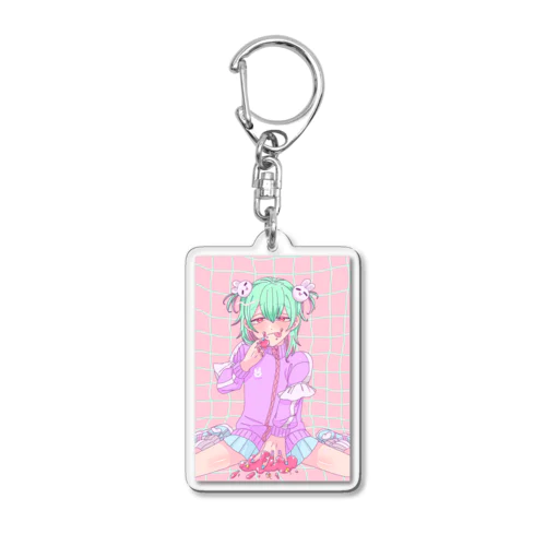 MELOW MELOW CAKE Acrylic Key Chain