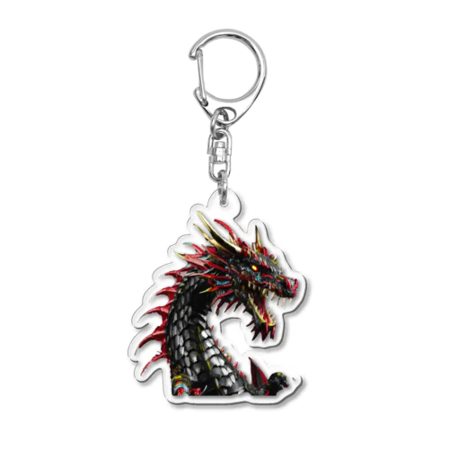 ブラックドラゴン Acrylic Key Chain