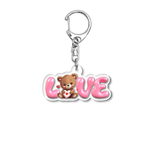 LOVE Acrylic Key Chain