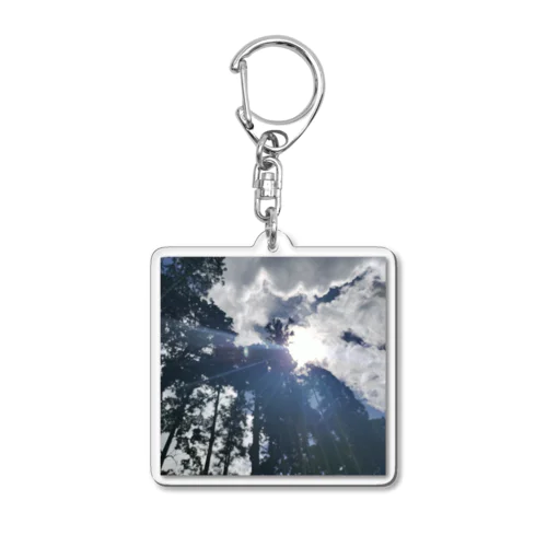 八百万の果実オリジナル、パワースポット・スピリチュアル(鞍馬寺) Acrylic Key Chain