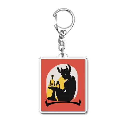 酒と悪魔 Acrylic Key Chain