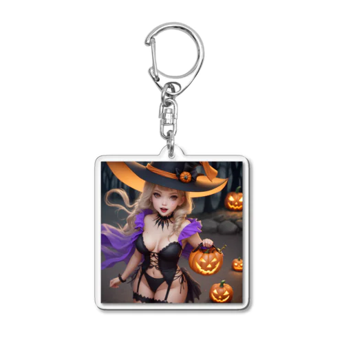 ハロウイーン魔女 Acrylic Key Chain