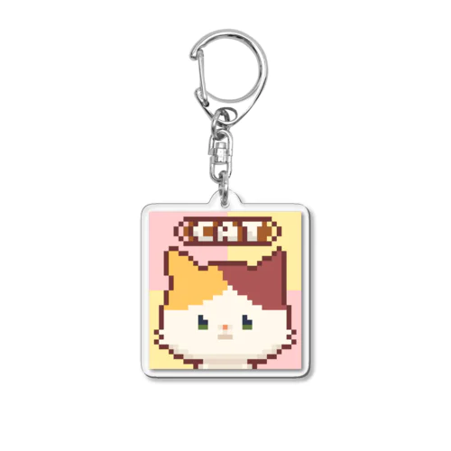 CAT Acrylic Key Chain