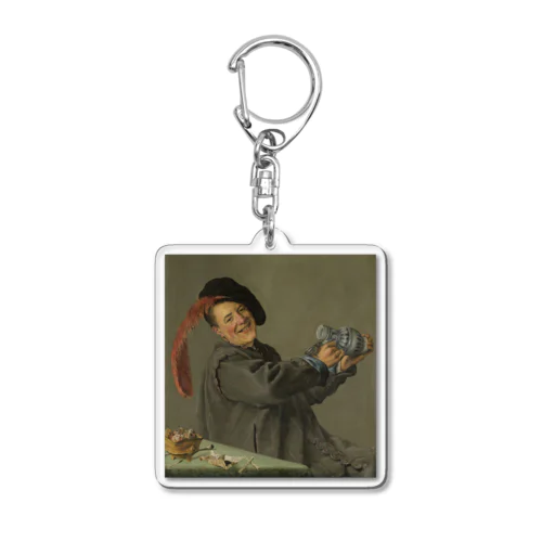 陽気な酒飲み / The Jolly Drinker Acrylic Key Chain