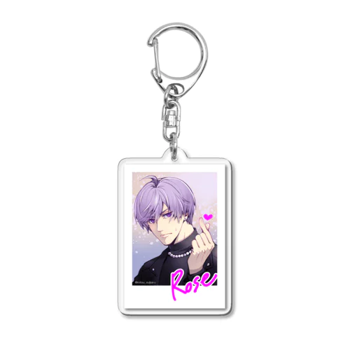 ローズ Acrylic Key Chain