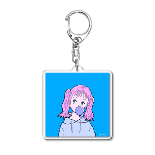 ふうせんがーる Acrylic Key Chain