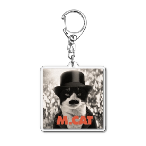 CATLES M.CAT マリオキャット Acrylic Key Chain
