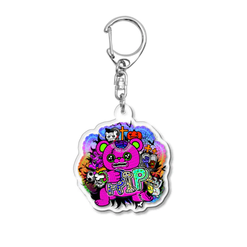 ハロウィンくまさん Acrylic Key Chain