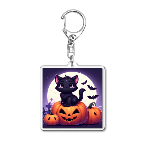 ハロウィンキャッツ Acrylic Key Chain