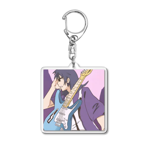 Slash Girl Acrylic Key Chain