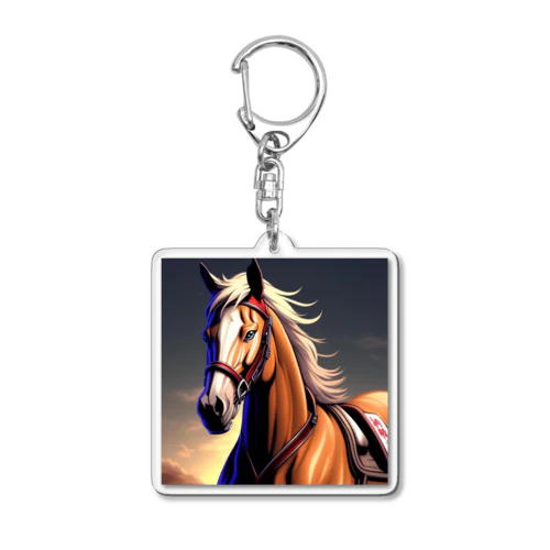 馬(horse) Acrylic Key Chain