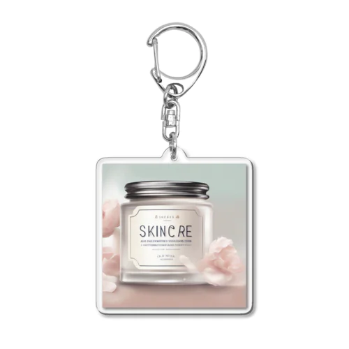 スキンケアクリーム（Skincare Cream） Acrylic Key Chain