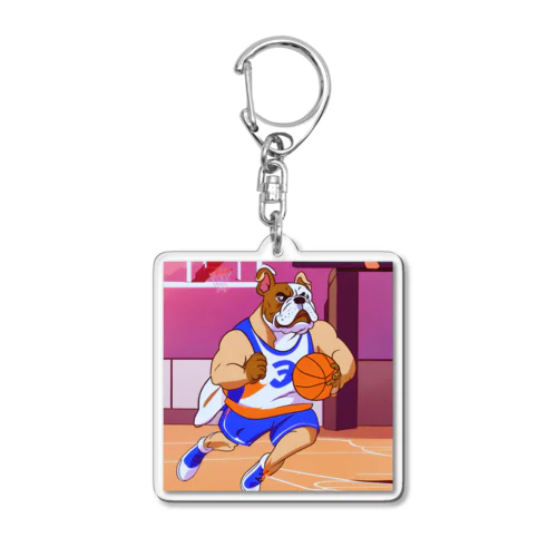 バスケットボールプレイヤーブル Acrylic Key Chain