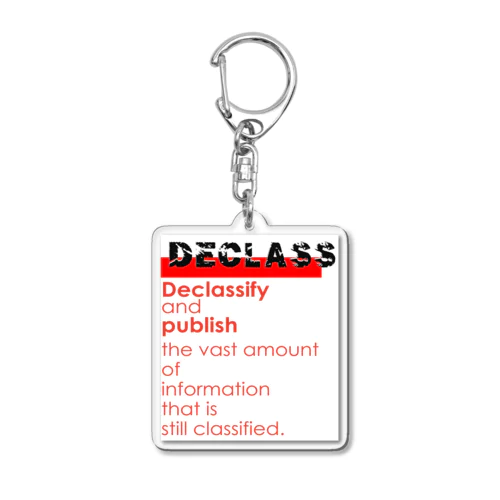 DECLASSーⅡ Acrylic Key Chain