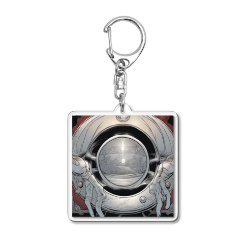 調整中のリングの明るい写真 Acrylic Key Chain