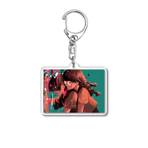 食事中 Acrylic Key Chain