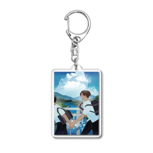 夏 Acrylic Key Chain