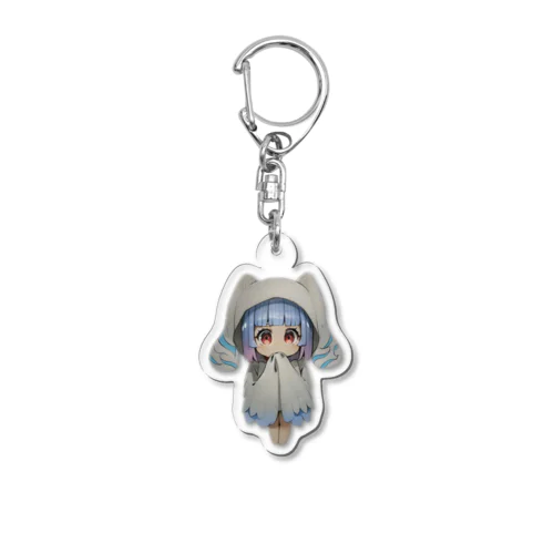 兎屋の兎は飼われない Acrylic Key Chain